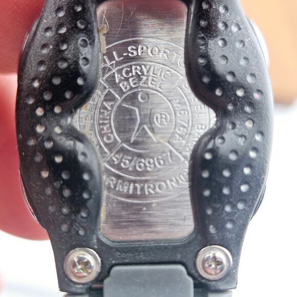 Armitron WR165 Digital Watch Black Sporty Multifunction Running Stop Timer - Picture 7 of 7